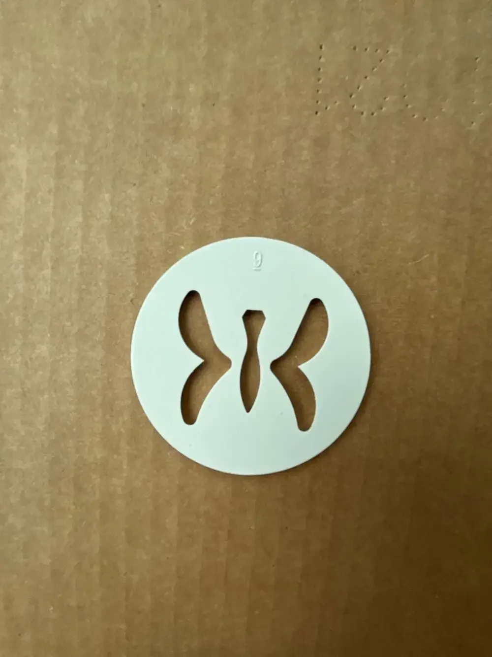 The Pampered Chef Cookie Press Disc #9 Replacement Part Butterfly
